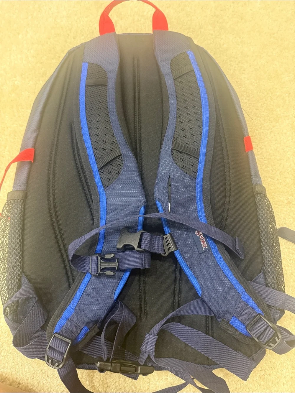 Jansport Navy and Red Agave 32 Men’s Backpack